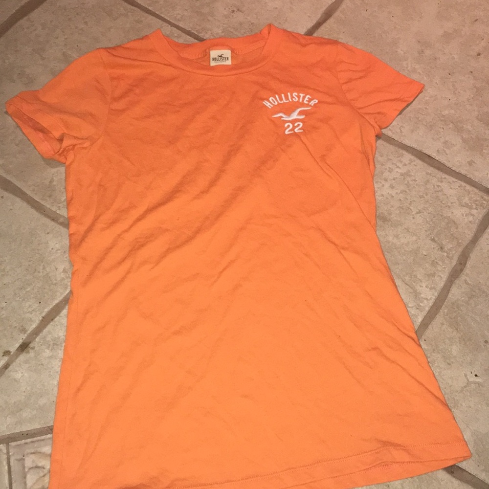 Orange hollister shirt